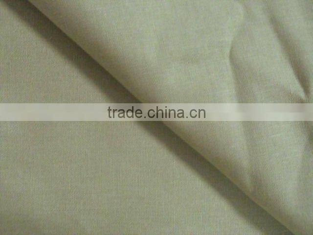 100%pure linen shirting/pants fashion woven fabric PFD, BLEACH WHITE organic linen fabric