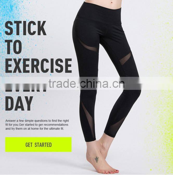New pattern fashion design gym women leggings yoga pants