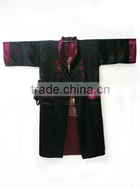 long silk robe