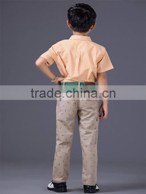 boys fashion trousers boys casual trousers 100% cotton kids trousers