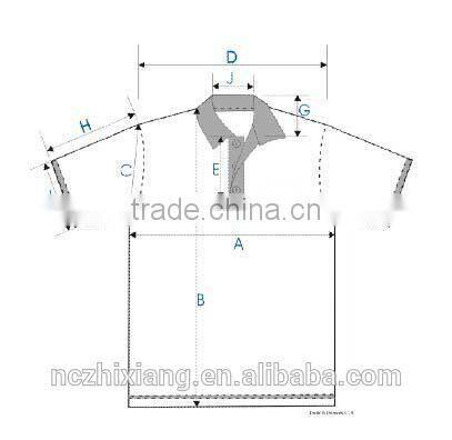 High quality and fashion white golf polo shirt