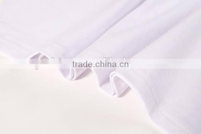 Top quality 97% combed cotton 3% spandex custom print t shirt