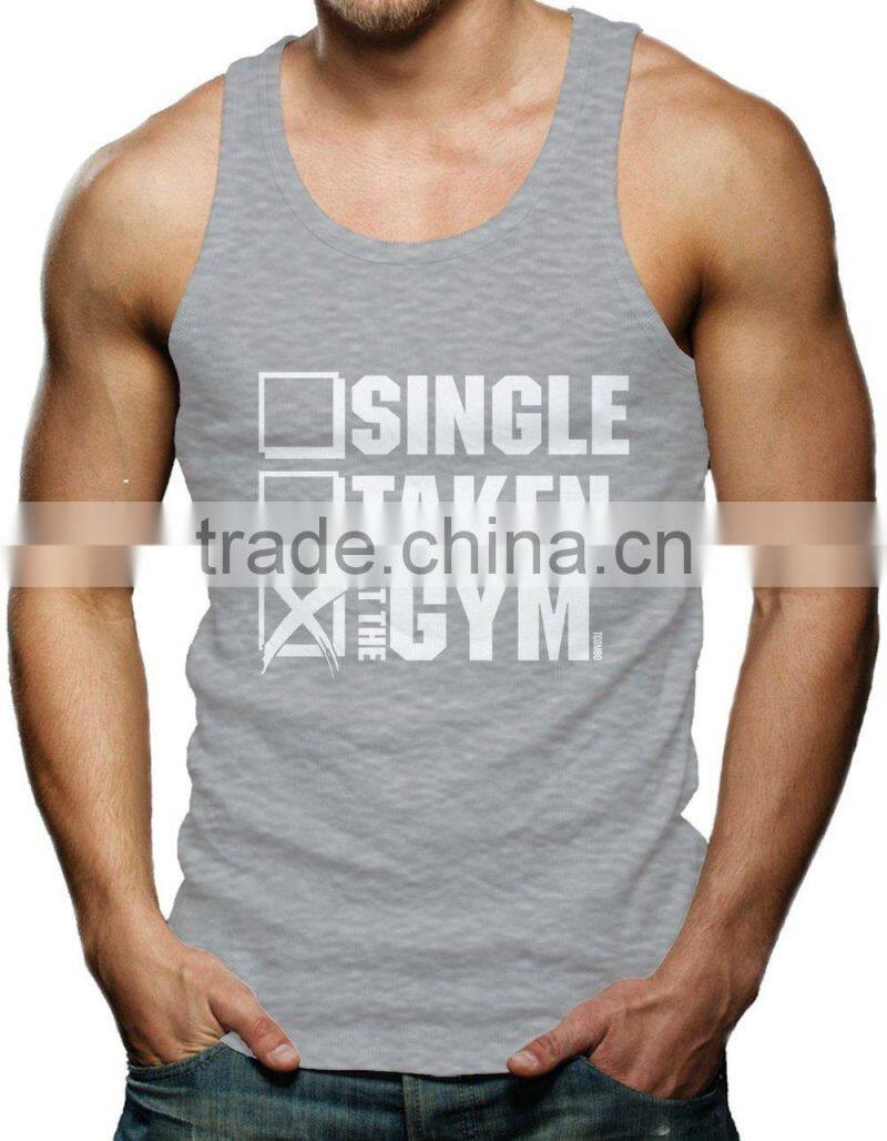 Custom Printed Men's Gym Tank TOPs
