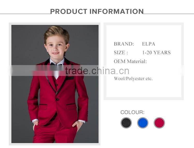 ELPA fashion kids wedding suits formal Blue made to measure suits for boys