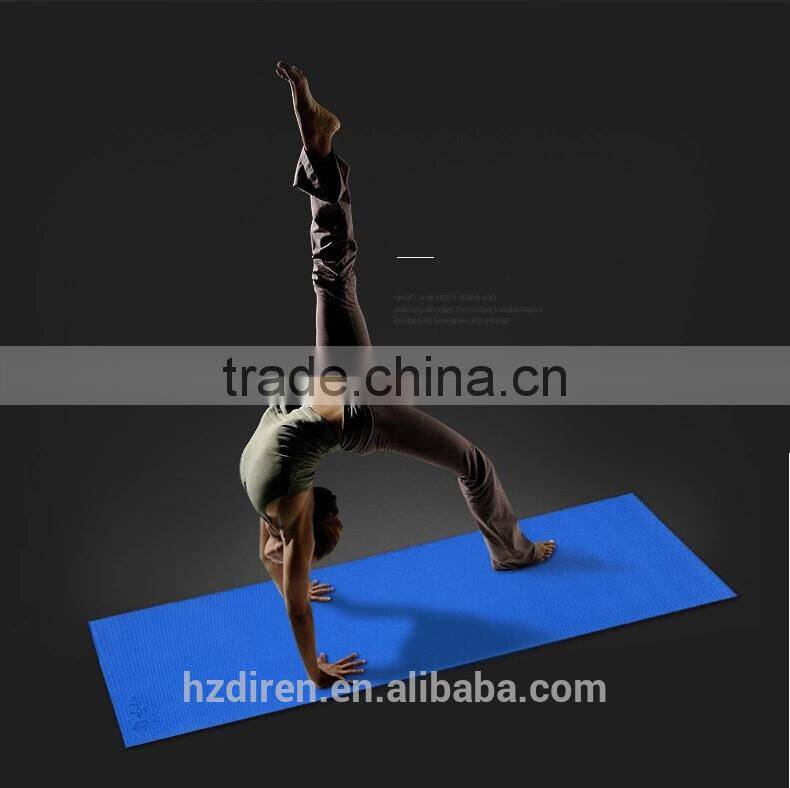 Eco-friendly Anti-Slip Yoga Mat,PVC Foma yogamatte and pilates mat