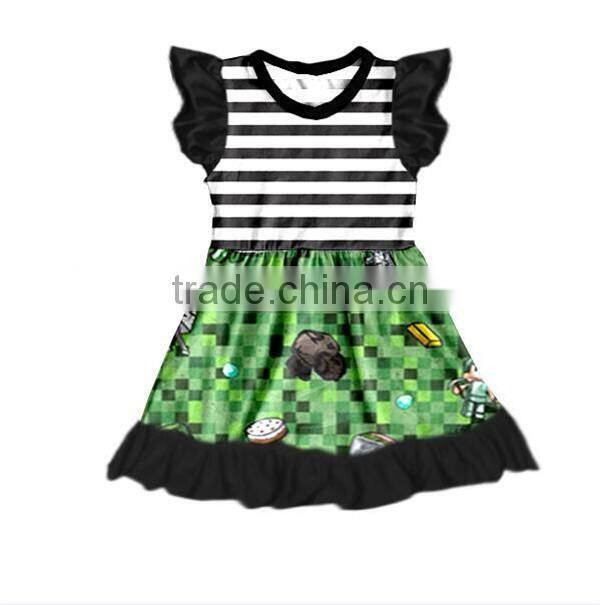 Fashion Halloween kid garment baby clothes boutique Halloween baby dress