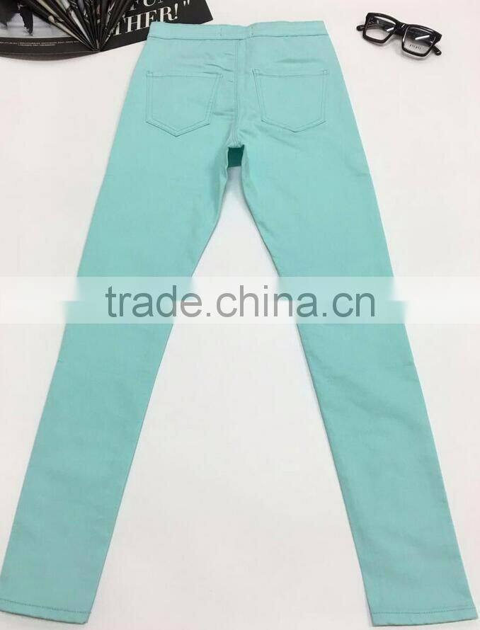 Runwaylover Hot Sale Fashion Ladies Elastic Comfortable Jeans Trousers Wholesale Custom Vintage Women Skinny Denim Jeans Pants