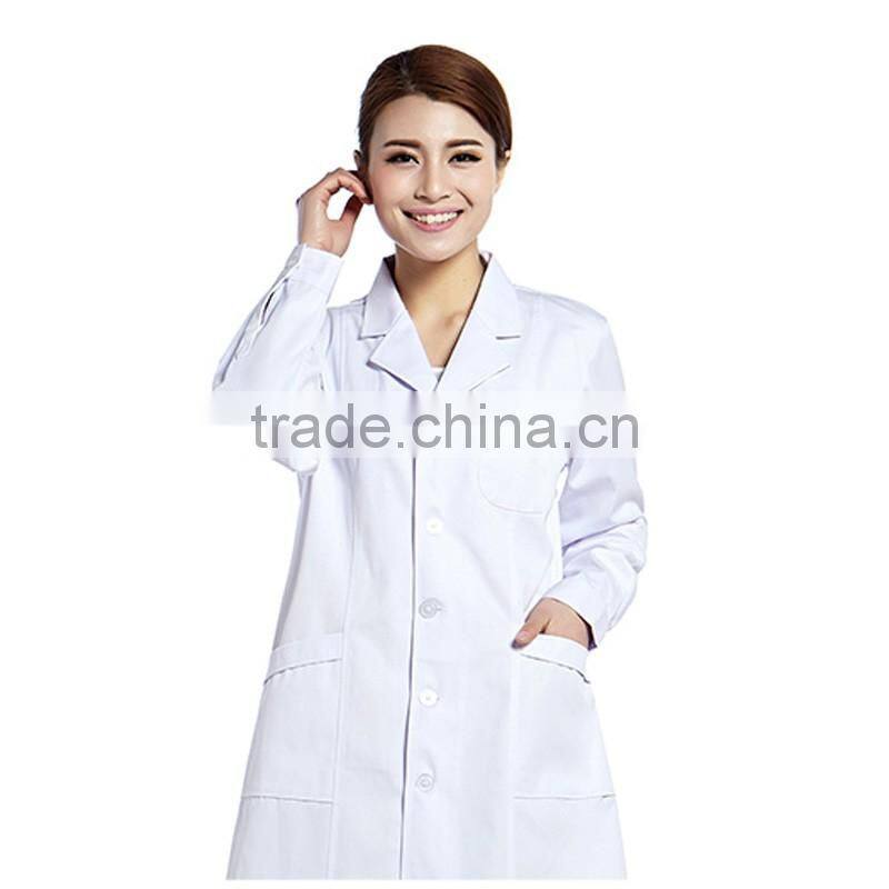 Long Sleeve Nurse Uniforms Doctor Grown Hospital Uniform Designs