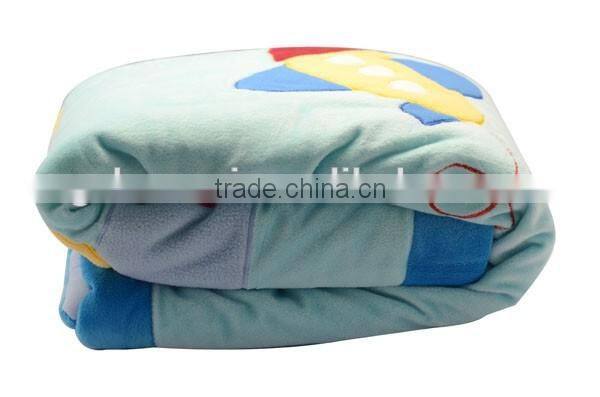 China Wholesale cartoon Embroidered baby blanket
