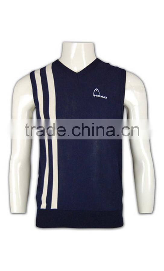 ISO9001/BSCI Manufature fashionable navy blue oversized cardigan vest