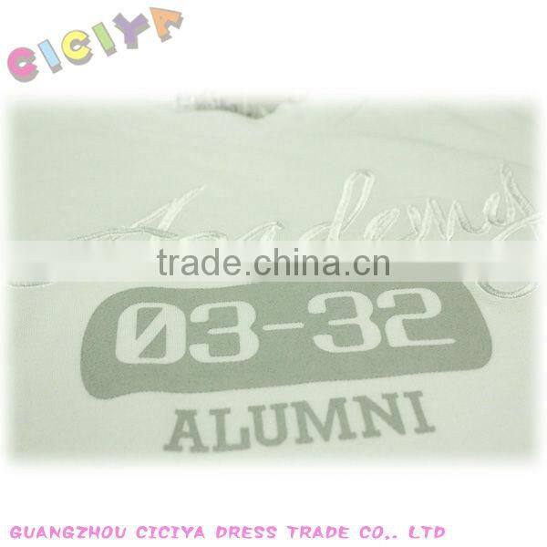 Boy round neck school white t-shirt