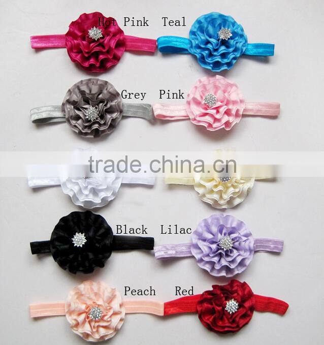 glitter flower baby headband, baby party wear headband