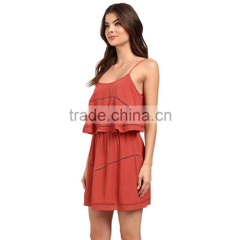 casual washed style soft rayon fabric summer clothing for ladies