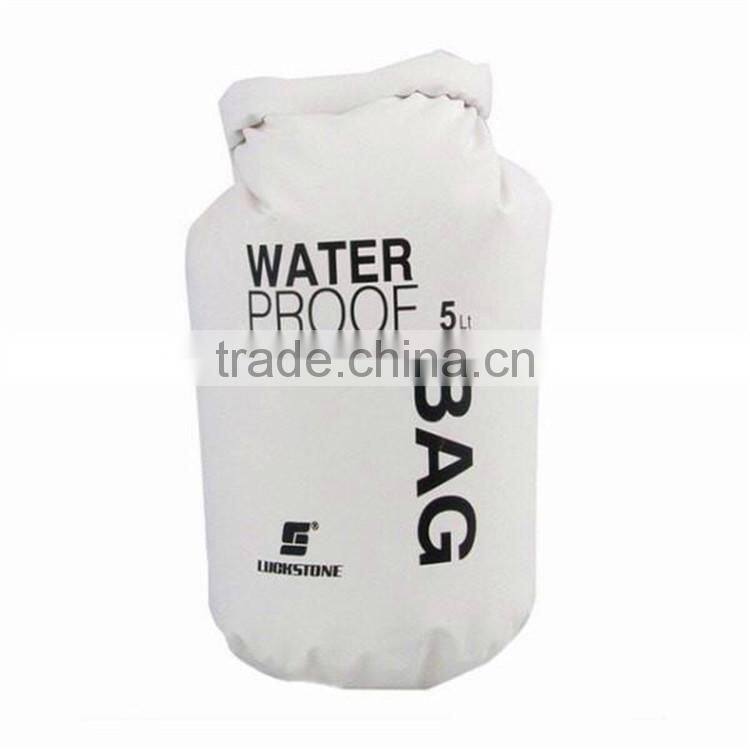 High Quality Outdoor Waterproof Bags Ultralight Camping Hiking Dry Organizers Drifting Swimming Bags 5L