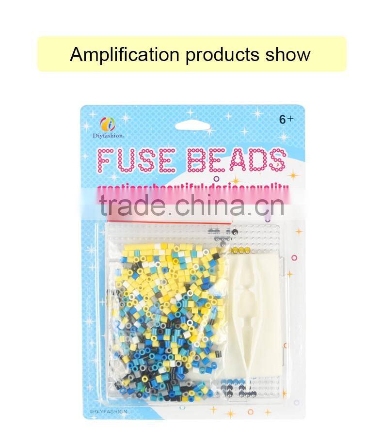 Diyfashion 5mm hama perler fuse beads big small minion set with puzzle iron paper and twezzer hama beads toys for kids 18031
