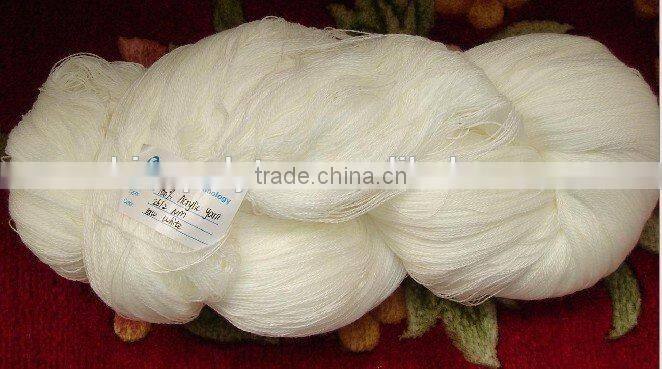 China wholesale acrylic high bulk yarn 32NM/2 white color