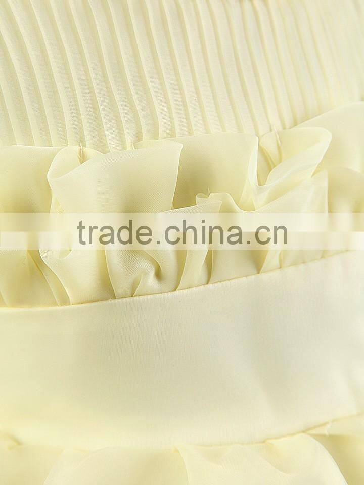 Wholesale softtextile baby girl wedding dress