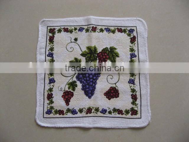 custom lemon pattern kitchen dish towels cotton