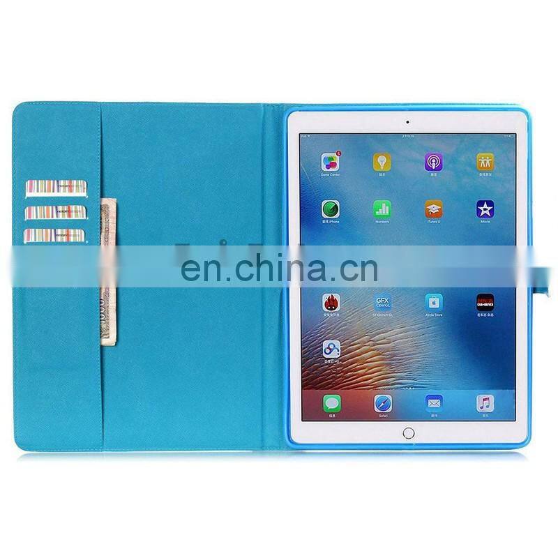 Case for iPad Pro 12.9, Wallet Style Card Holder Magnetic Flip TPU+ PU Leather Case for iPad Pro 12.9 inch - Tower