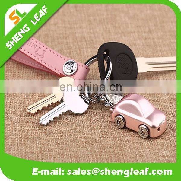 Wholesale colorful car shaped metal keychain