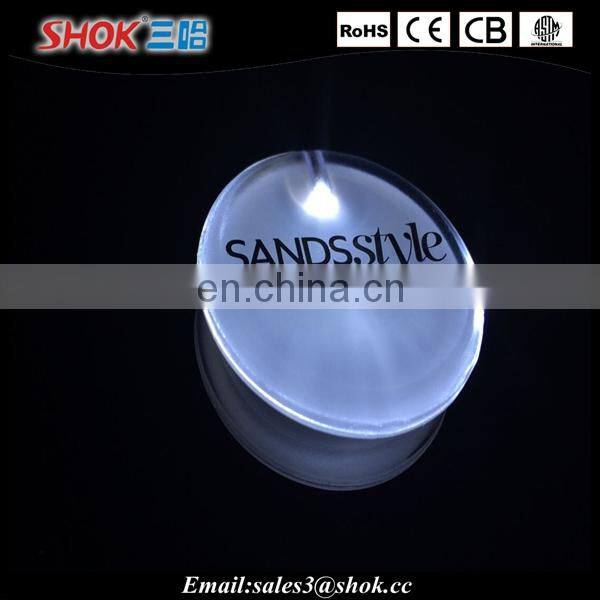 Christmas Gift Flashing Custom Button LED Badge,beautiful led badge