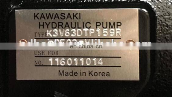 Kawasaki K3V63DTP New Holland E135 Hydraulic Pump