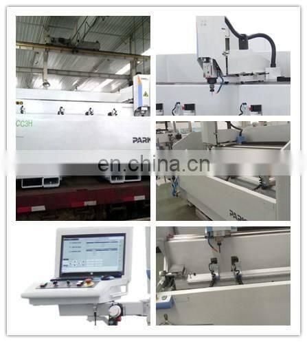 Cnc milling and drilling aluminum curtain wall machine