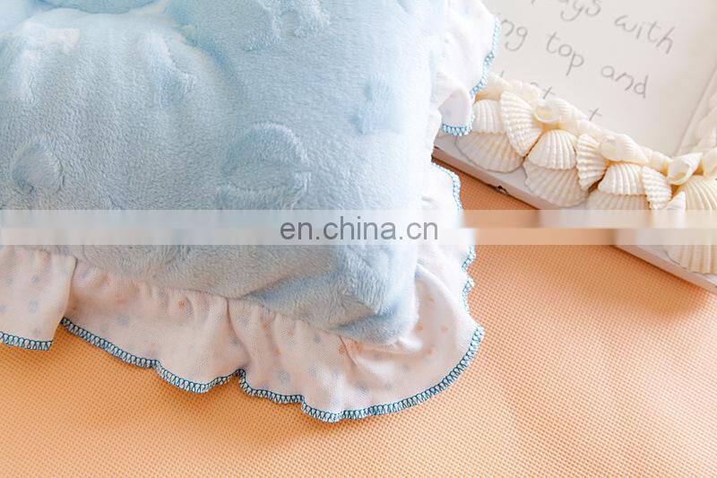 Crown Baby Head Shaping Pillow Organic Cotton Baby Wedge Pillow Protective Sleeping Pillow