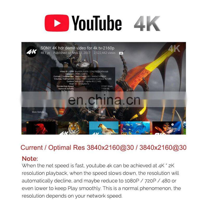 4GB 64GB TV BOX 4K HDR 3D mo-vie Android 9.0 ATV OS Certified KM3 TV Box Home Theatre Center Box