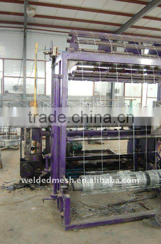 WIRE MESH MACHINE, full automatic grassland fence machine (cattle fence machine, field fence machine))