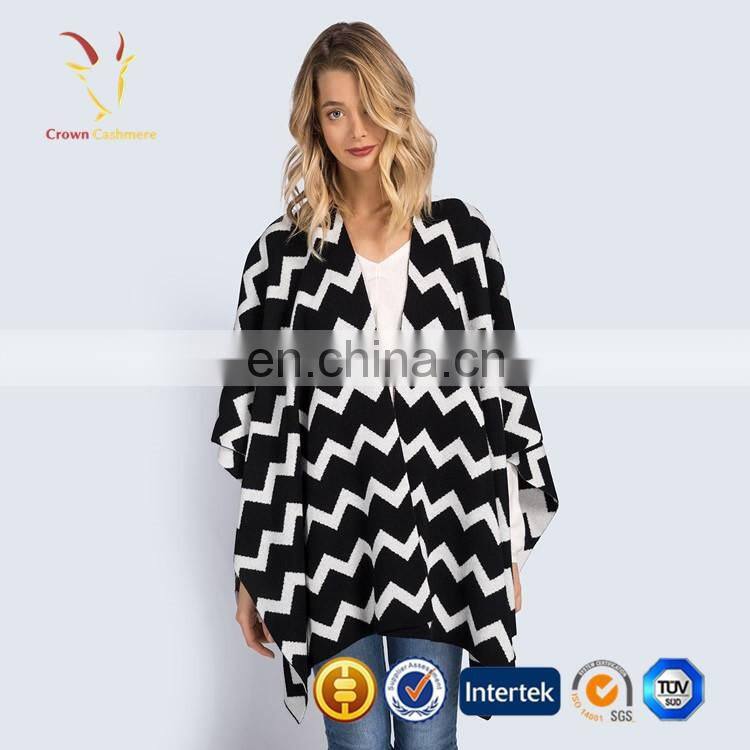 Hot Sale womens open front cashmere poncho winter ponchos and capes