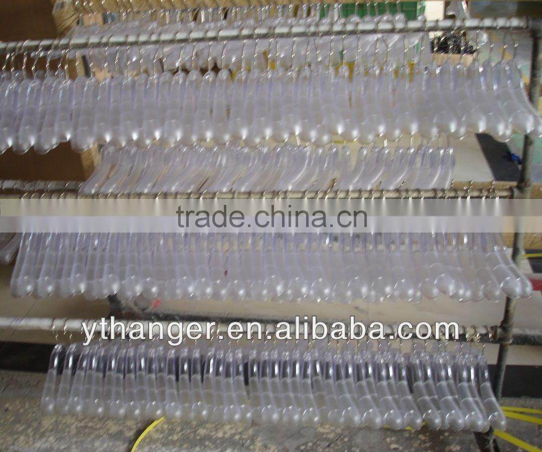 ST042 underwear hanger foam satin hangers purple