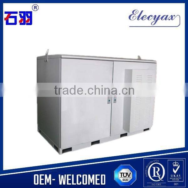 Galvanized steel outdoor battery enclosure/SK-12090 IT enclosure rack cabinet with air conditioner