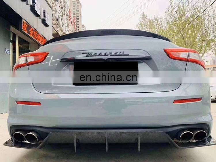 Runde Carbobn Fiber Material New Style Bodykit With Front Rear Lip Side Skirt Spoiler For Maserati Ghibli Body Kit