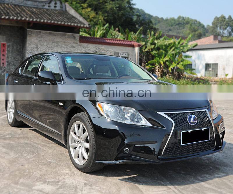 Runde Resin Material Body Kit Modified F Style LS600h Suitable For 2006-2012 Lexus LS460 Front Bumper With Front Grille Fog Lamp