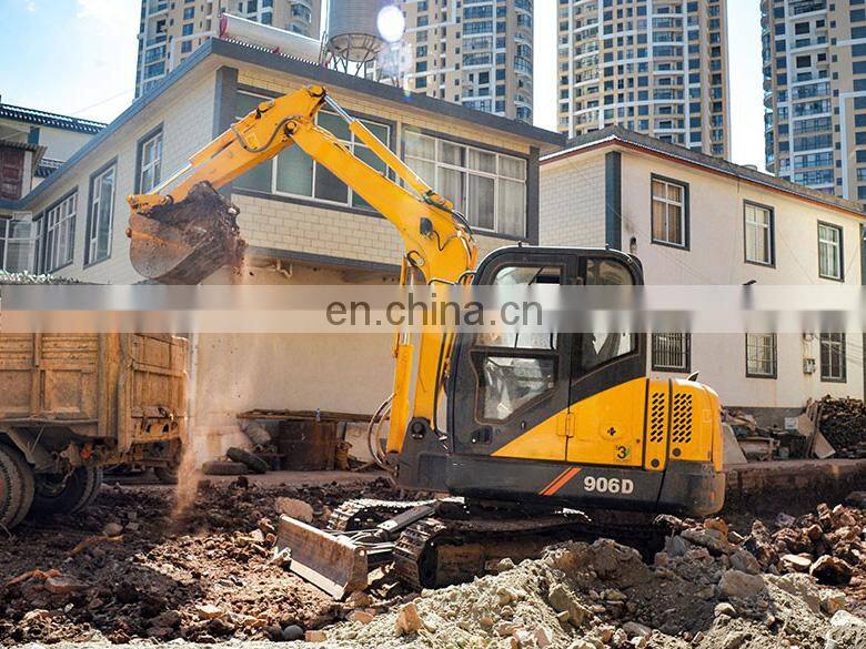 China small hydraulic crawler excavator CLG906E 6 ton digger CDM6065E/XE60D/XE60DA/SY60C/SE60