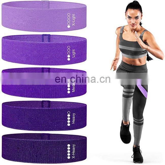 Wholesale Fabric Bands for Women Resistance Bands Set For Yoga