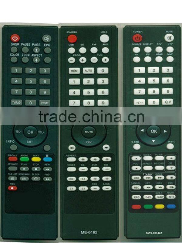 white color LED/LCD TV IR Remote Control