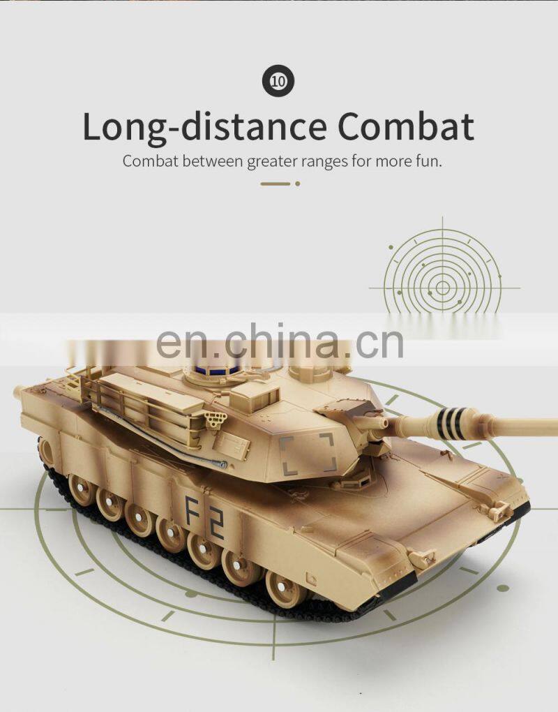 JJRC Q90 RC Tank KidToy Turret Rotation Military Battle Tank