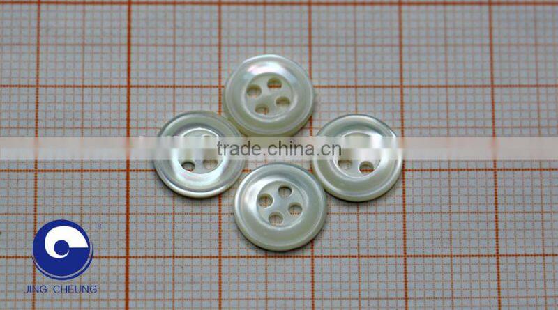 custom carving natural trocas shell button for shirt