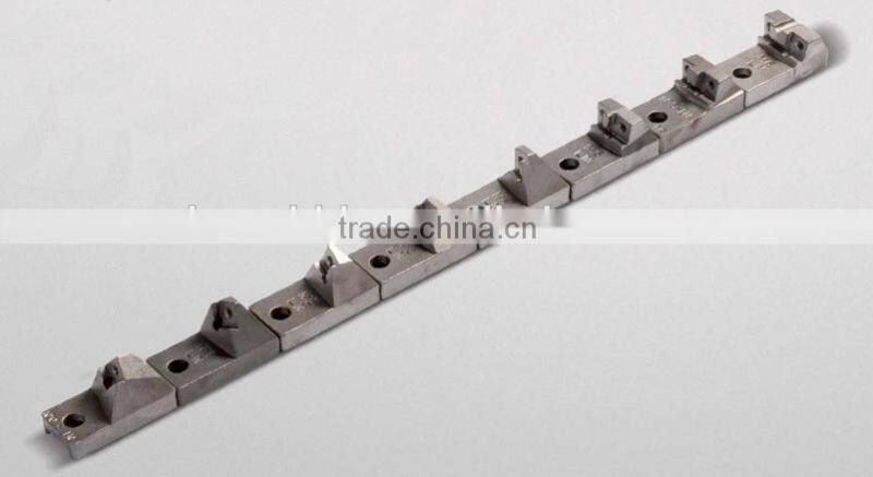 Cemented tungsten carbide cutter and insert for stone cutting in chain saw machine