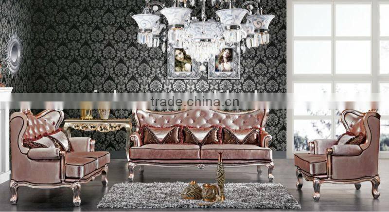 solid wood with hand crave classical sofa luxury