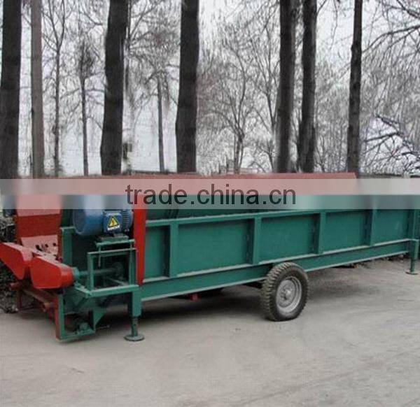 Automatic discharge and super capacity wood log debarker for sale/wood log peeling machine with 12 meters