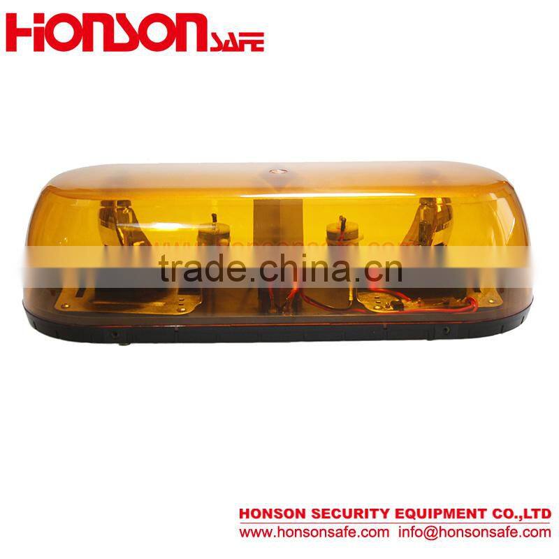 HSM205 Rotator Amber Lens Emergency Warning Mini lightbar For Vehicle Car