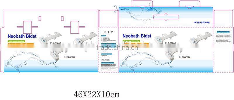 CE approved non electric water manual bidet made in China