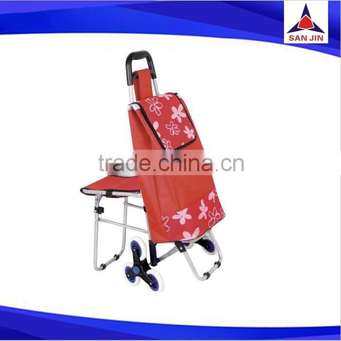 Popular !! Fashion Folding Shopping trolley bag