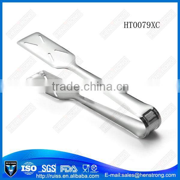 Kitchen Accessories S/S Spoon and Fork Head Metal Sugar Tong