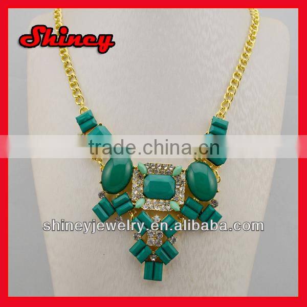 red crystal paved alloy crown nice necklace