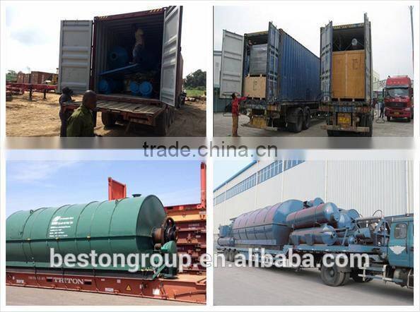 Continuous tyre pyrolysis plant waste tire pyrolysis to oil machinewith high oil yield