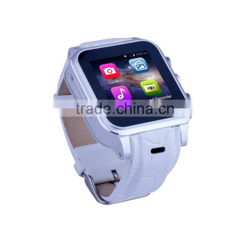 1.54" IP67 waterproof touch screen Android smart watch with 3G/WIFI/GPS , wrist smart watch cellphone
